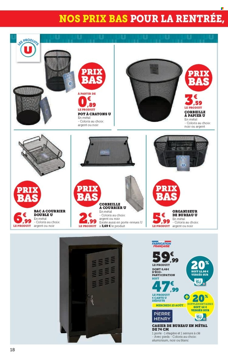 Catalogue SUPER U - 16/08/2023 - 03/09/2023. Page 18