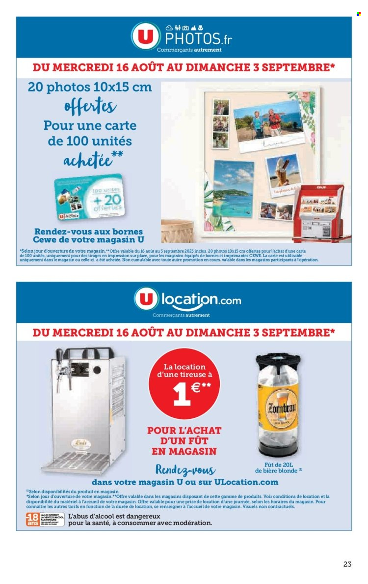 Catalogue SUPER U - 16/08/2023 - 03/09/2023. Page 23