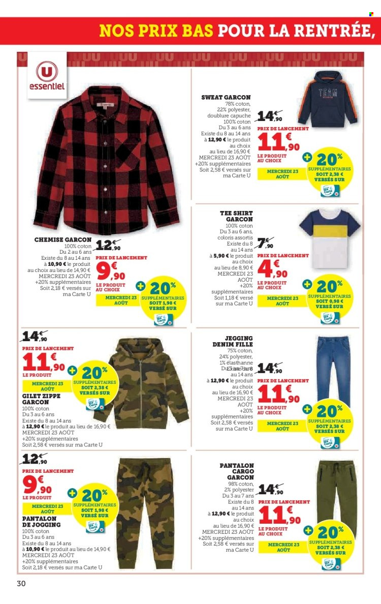 Catalogue SUPER U - 16/08/2023 - 03/09/2023. Page 30