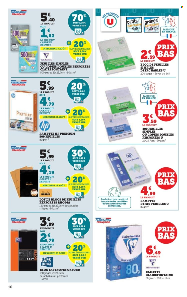 Catalogue HYPER U - 16/08/2023 - 03/09/2023. Page 10