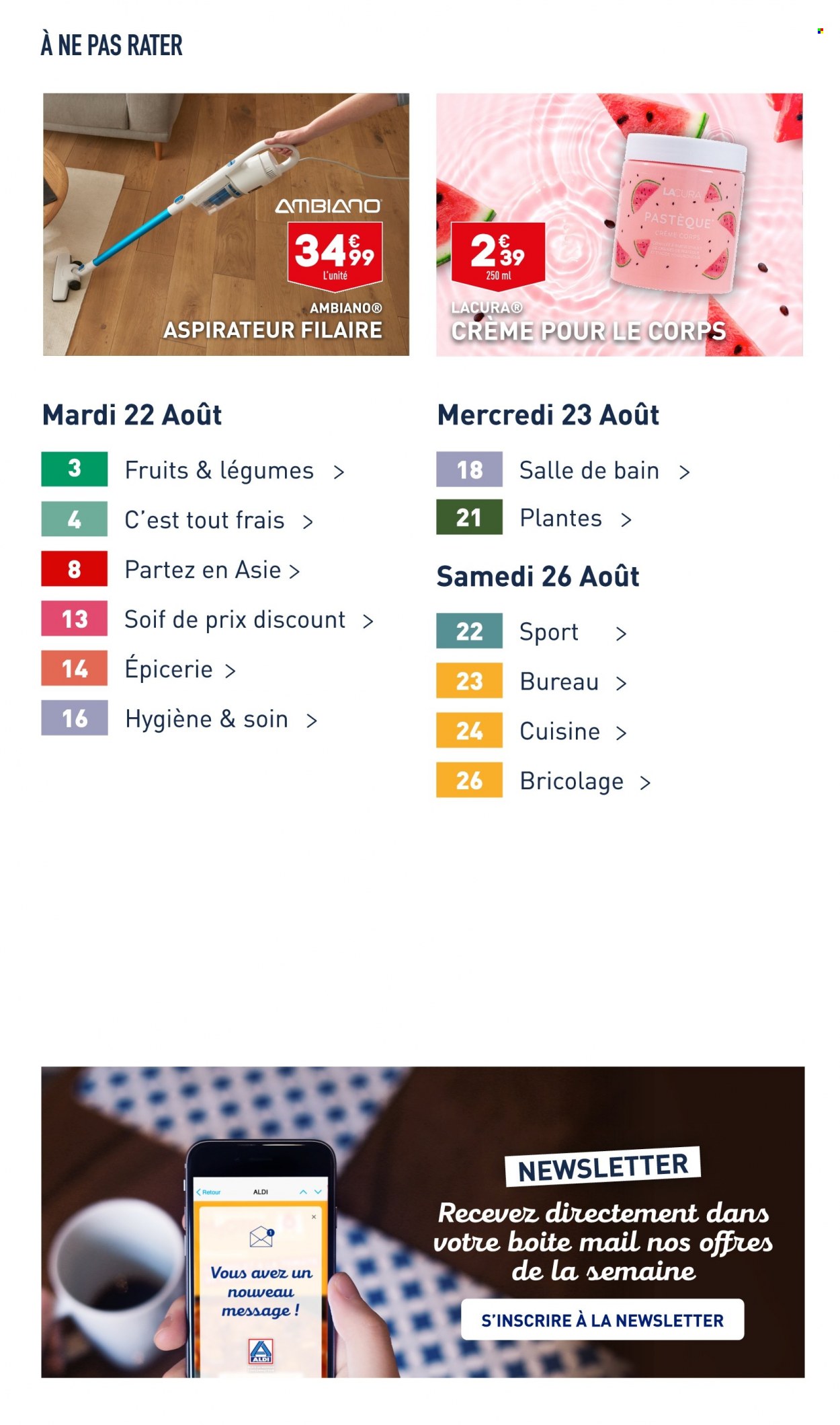 Catalogue ALDI - 22/08/2023 - 28/08/2023. Page 3