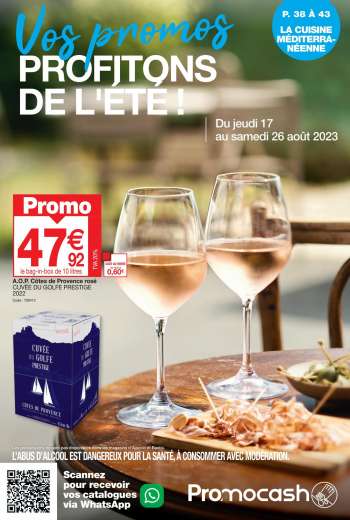 Catalogue Promocash - 17/08/2023 - 26/08/2023.