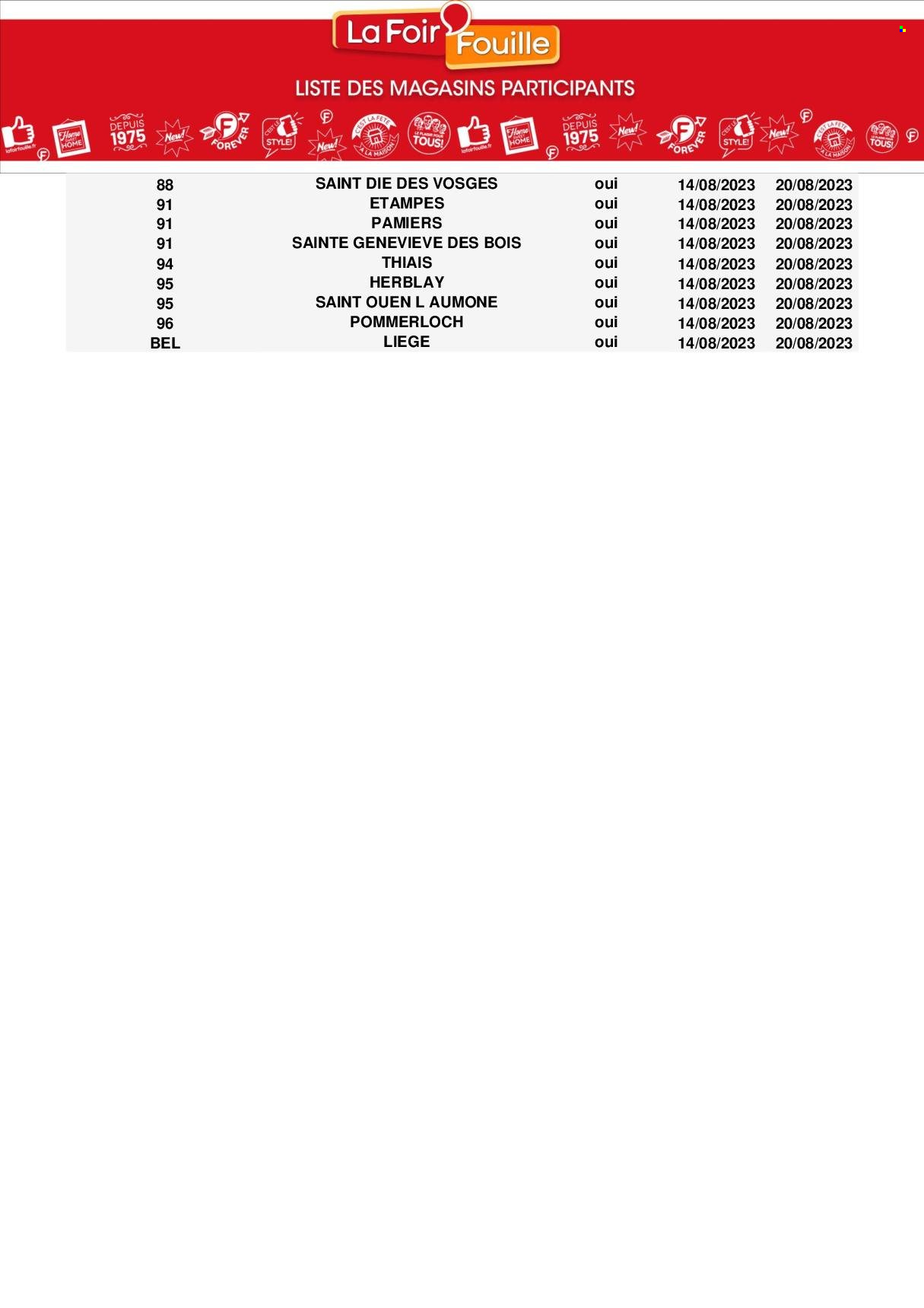 Catalogue La Foir'Fouille - 14/08/2023 - 20/08/2023. Page 19