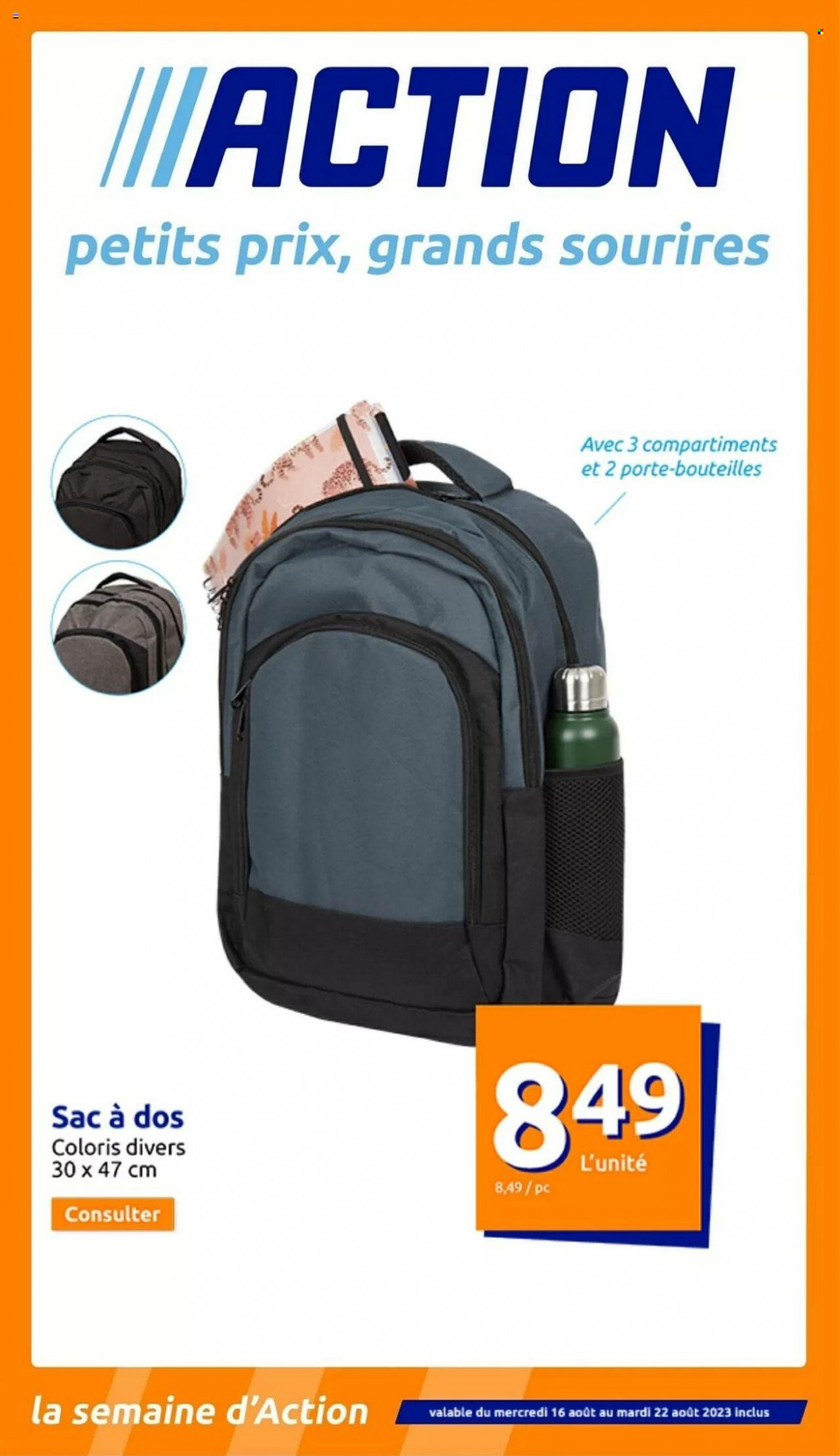 Catalogue Action - 16/08/2023 - 22/08/2023. Page 1