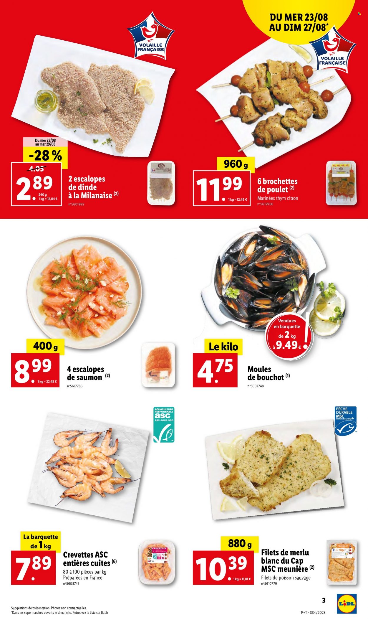 Catalogue Lidl - 23/08/2023 - 29/08/2023. Page 3