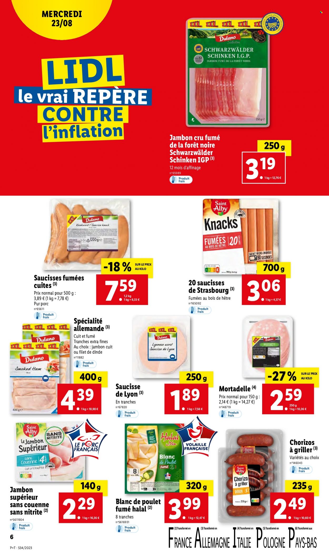 Catalogue Lidl - 23/08/2023 - 29/08/2023. Page 6
