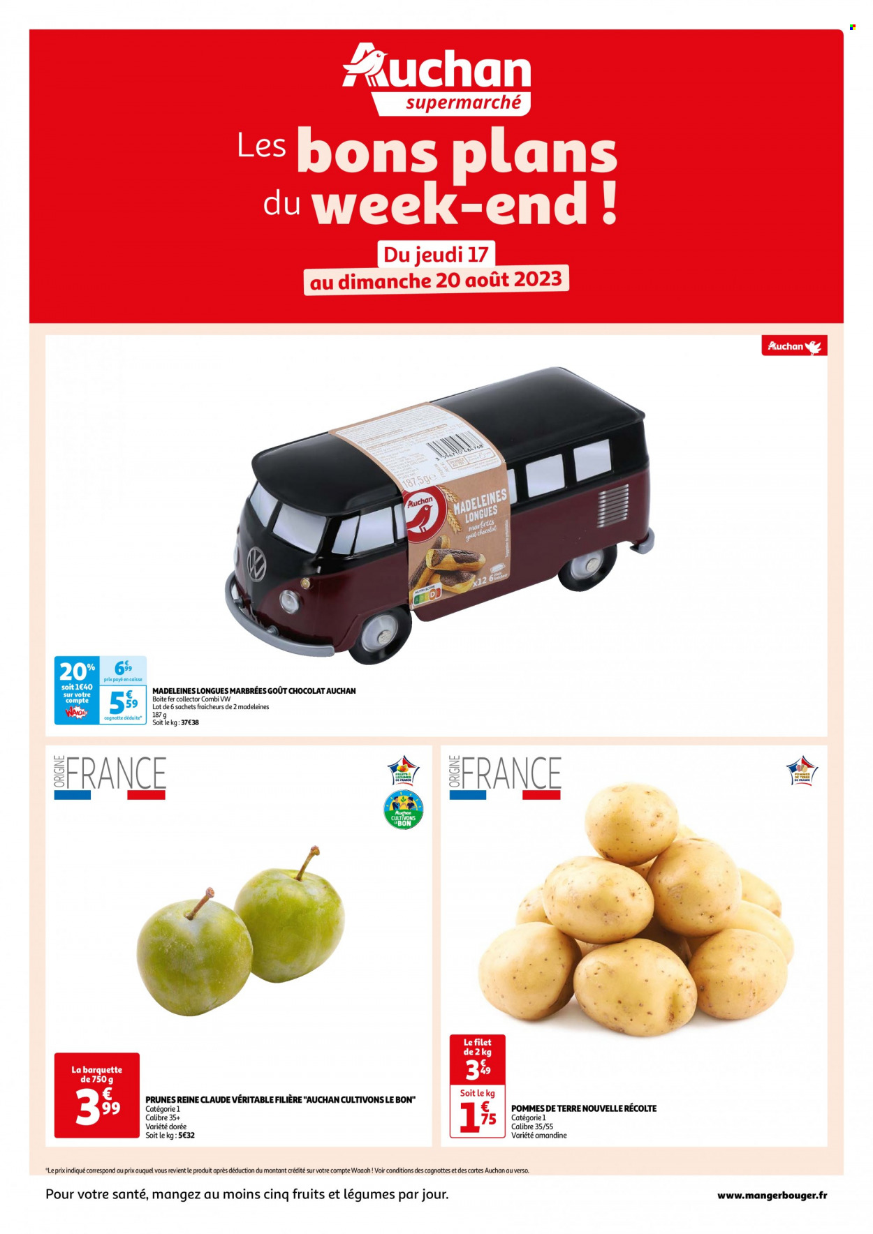 Catalogue Auchan - 17/08/2023 - 20/08/2023. Page 1