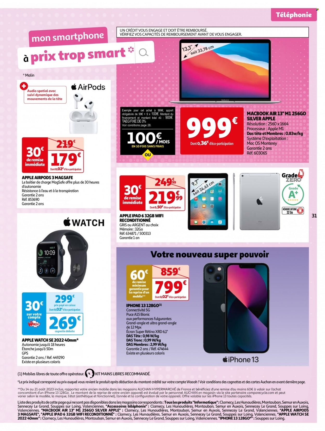 Catalogue Auchan - 16/08/2023 - 21/08/2023. Page 31