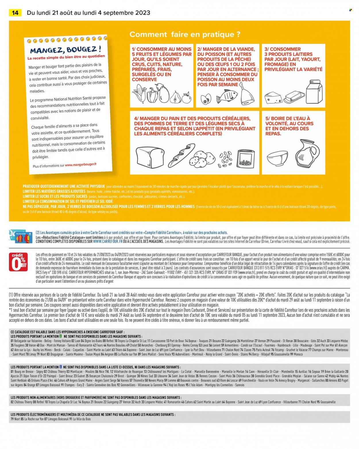 Catalogue Carrefour Hypermarchés - 21/08/2023 - 04/09/2023. Page 16