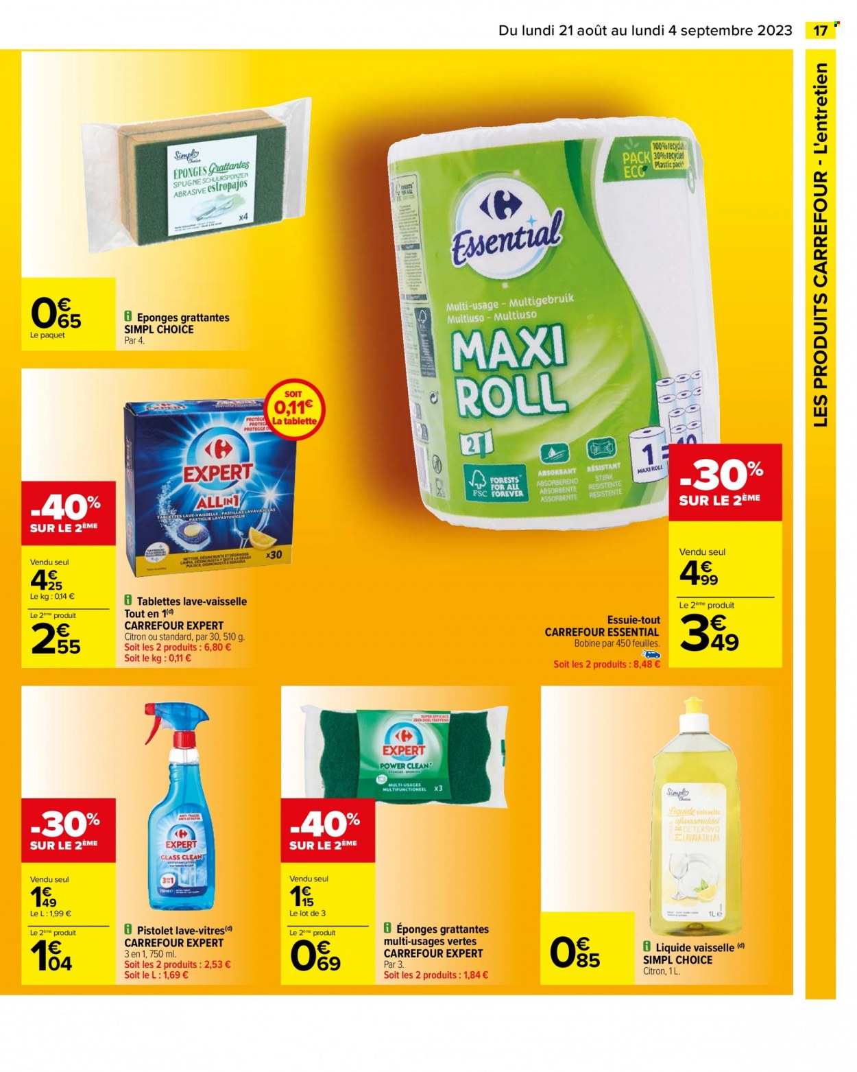 Catalogue Carrefour Hypermarchés - 21/08/2023 - 04/09/2023. Page 19