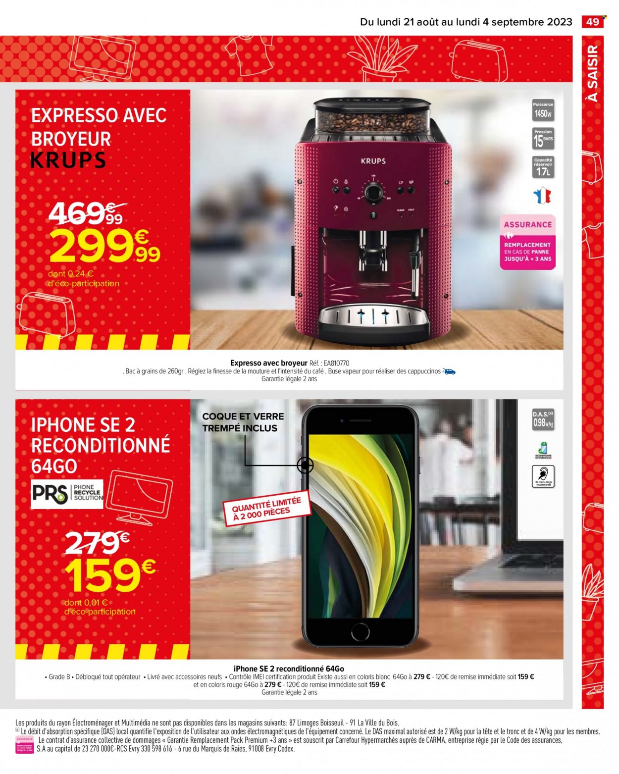 Catalogue Carrefour Hypermarchés - 21/08/2023 - 04/09/2023. Page 51