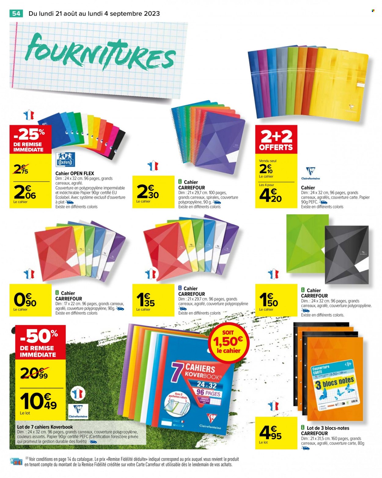 Catalogue Carrefour Hypermarchés - 21/08/2023 - 04/09/2023. Page 56