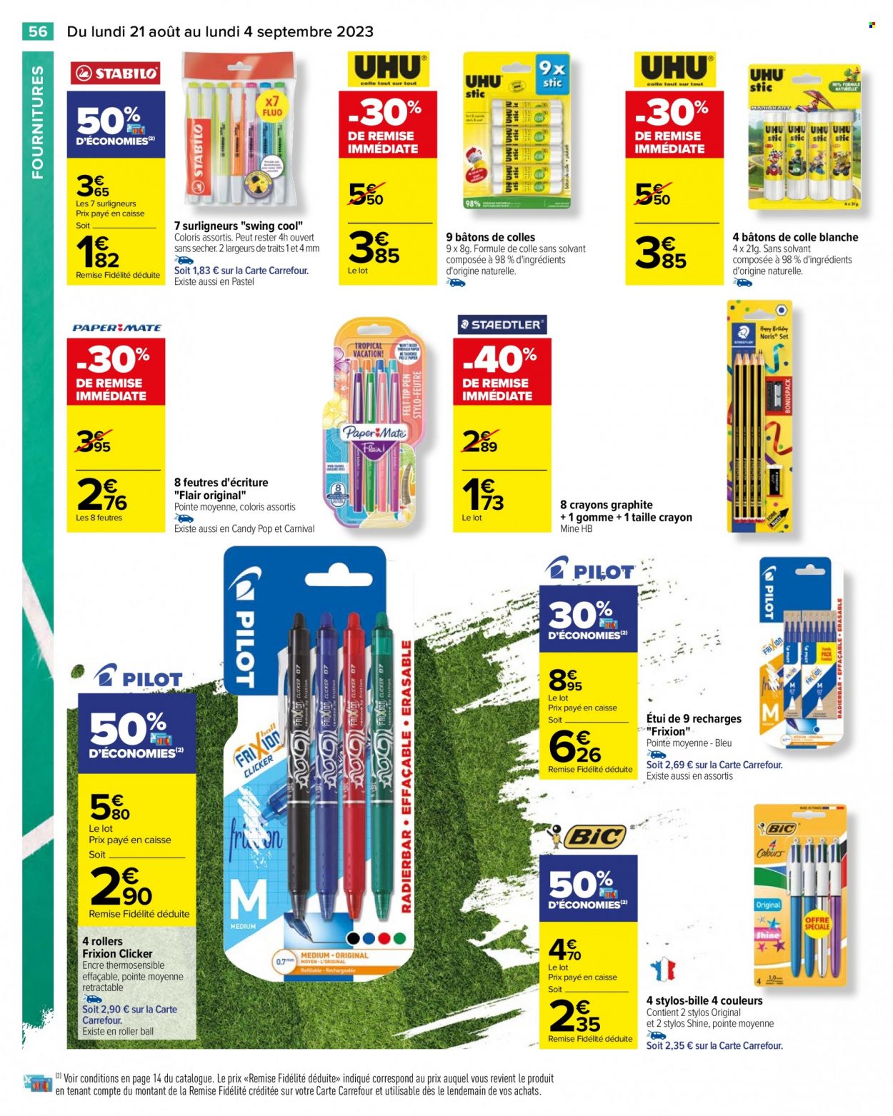 Catalogue Carrefour Hypermarchés - 21/08/2023 - 04/09/2023. Page 58