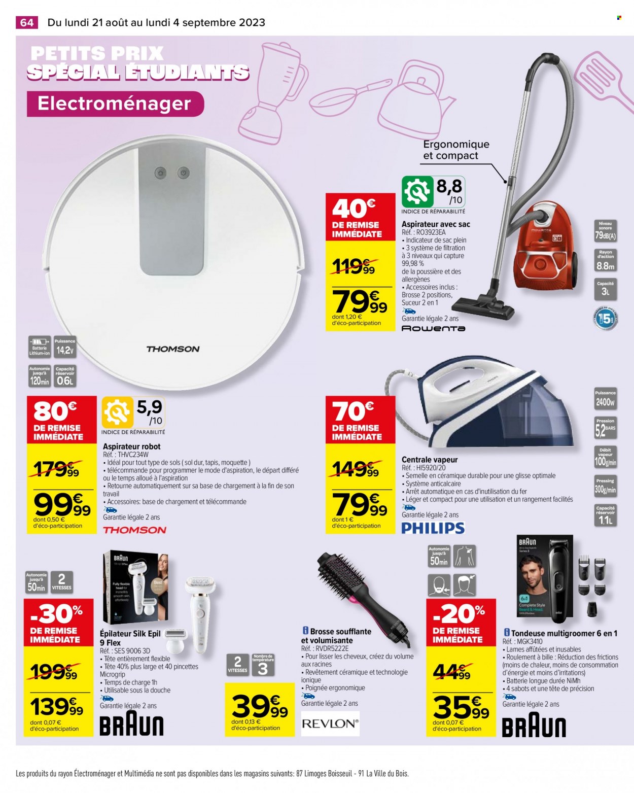 Catalogue Carrefour Hypermarchés - 21/08/2023 - 04/09/2023. Page 66