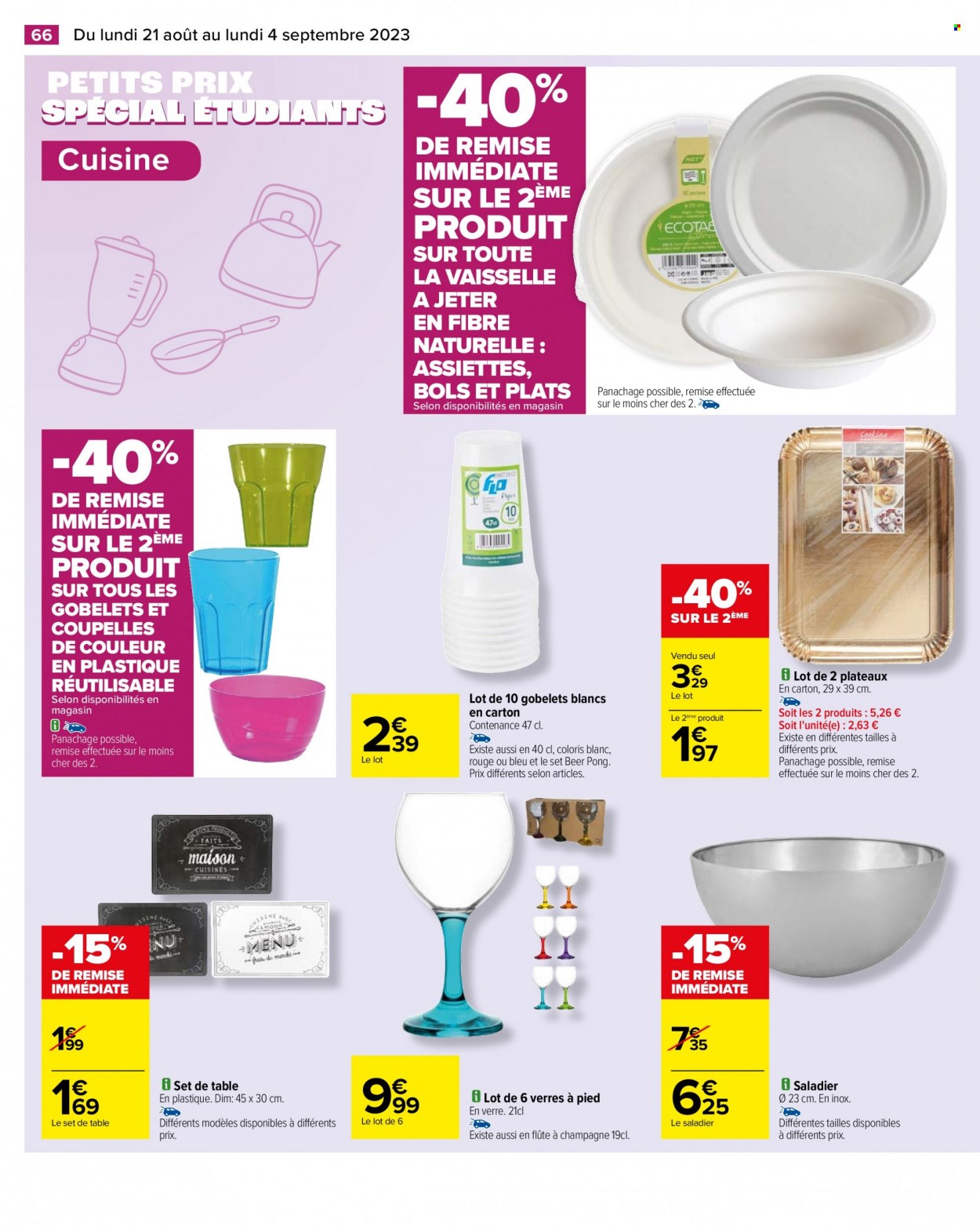 Catalogue Carrefour Hypermarchés - 21/08/2023 - 04/09/2023. Page 68