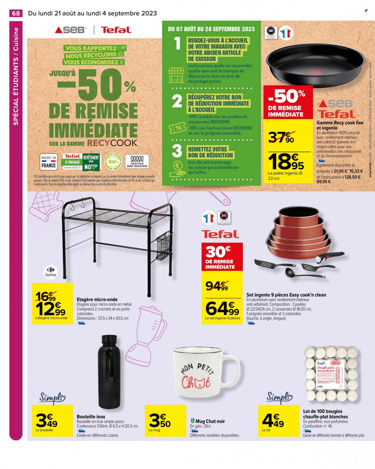 Catalogue Carrefour Hypermarchés - 21/08/2023 - 04/09/2023. Page 70