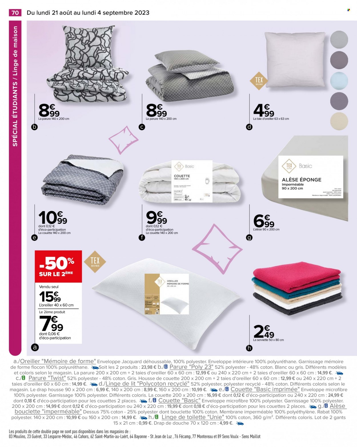 Catalogue Carrefour Hypermarchés - 21/08/2023 - 04/09/2023. Page 72