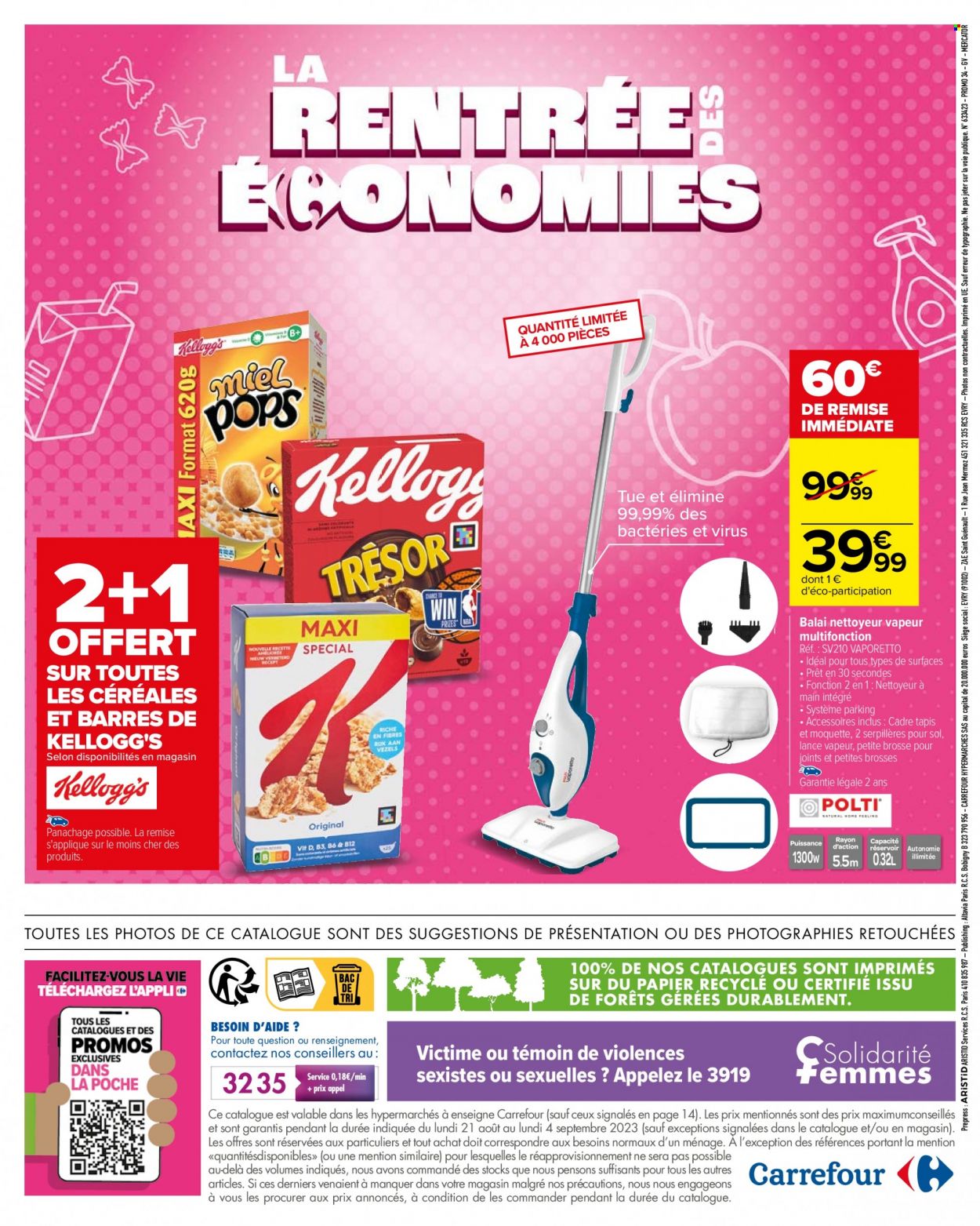 Catalogue Carrefour Hypermarchés - 21/08/2023 - 04/09/2023. Page 82