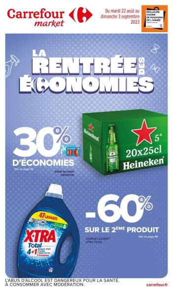 Catalogue Carrefour Market - 22/08/2023 - 03/09/2023.