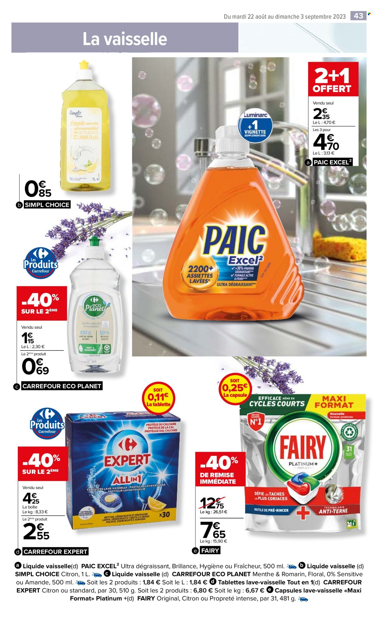 Catalogue Carrefour Market - 22/08/2023 - 03/09/2023. Page 45