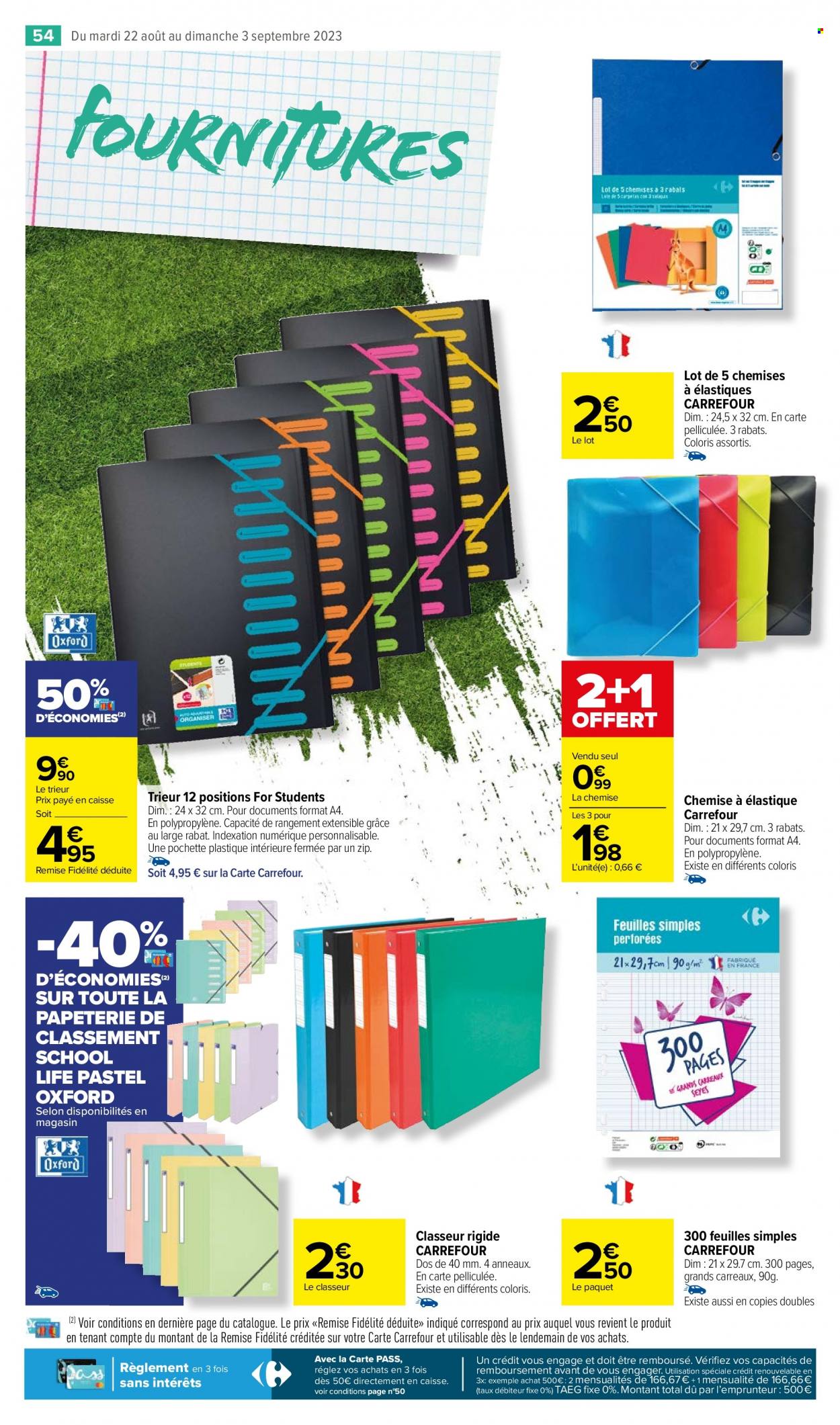 Catalogue Carrefour Market - 22/08/2023 - 03/09/2023. Page 56