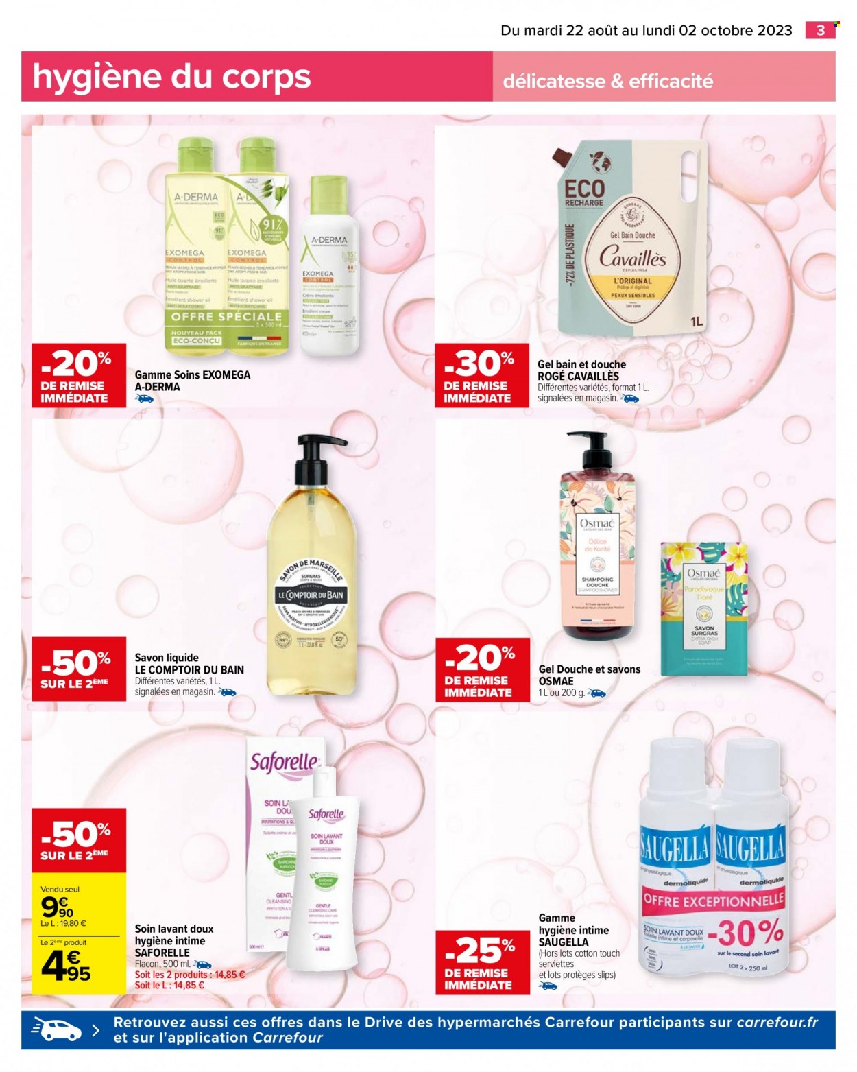 Catalogue Carrefour Hypermarchés - 22/08/2023 - 02/10/2023. Page 3