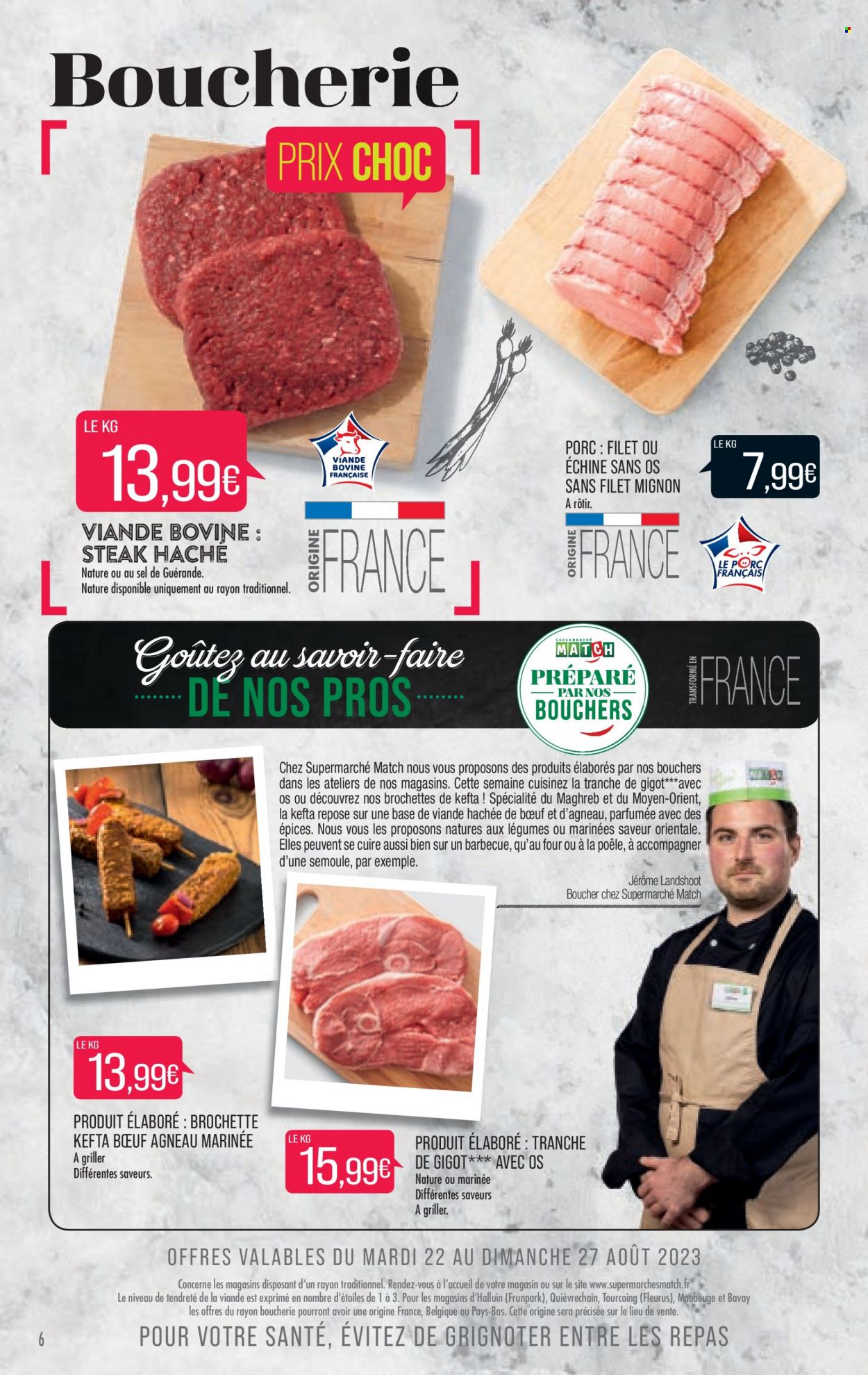 Catalogue Supermarché Match - 22/08/2023 - 03/09/2023. Page 6