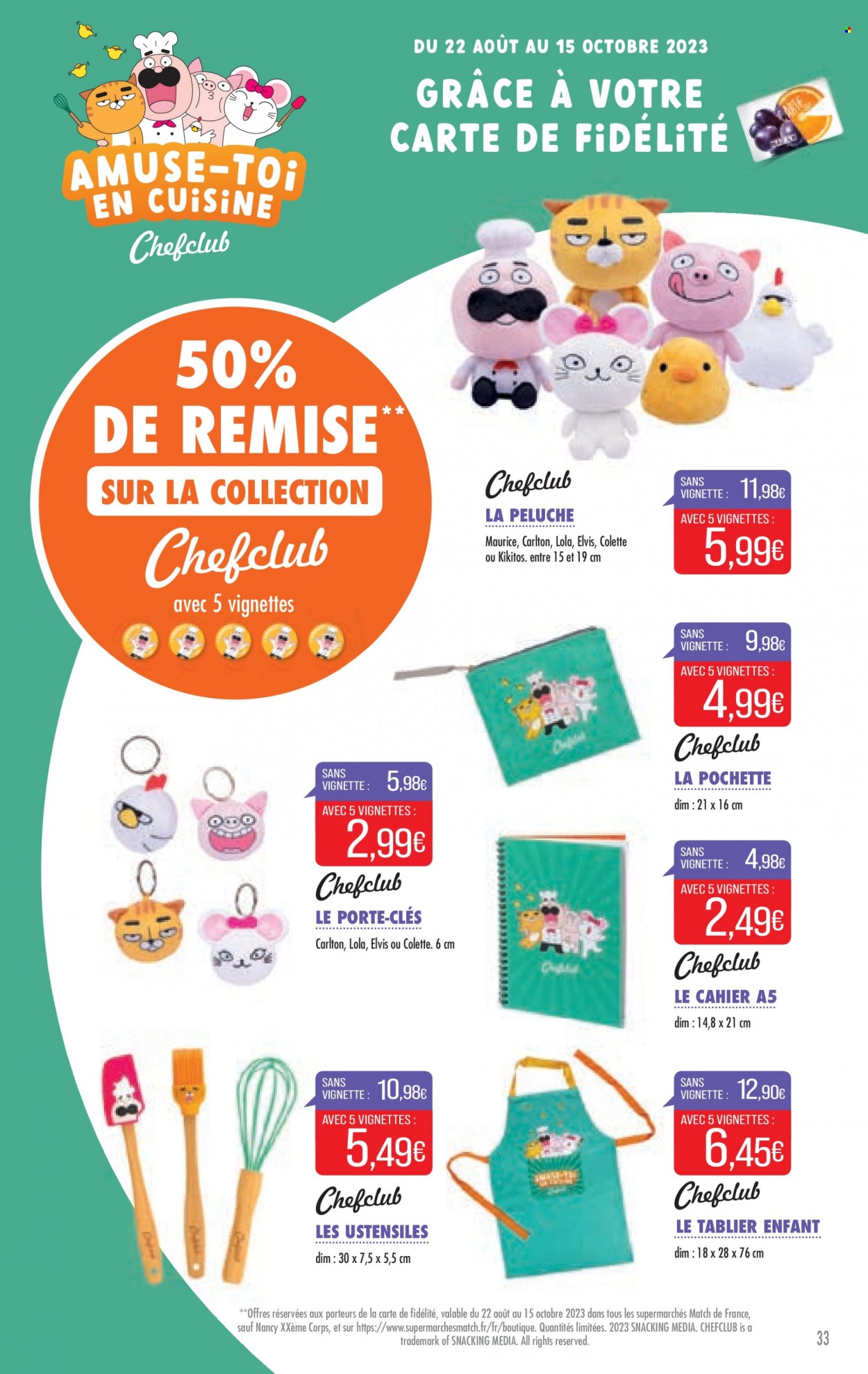 Catalogue Supermarché Match - 22/08/2023 - 03/09/2023. Page 33