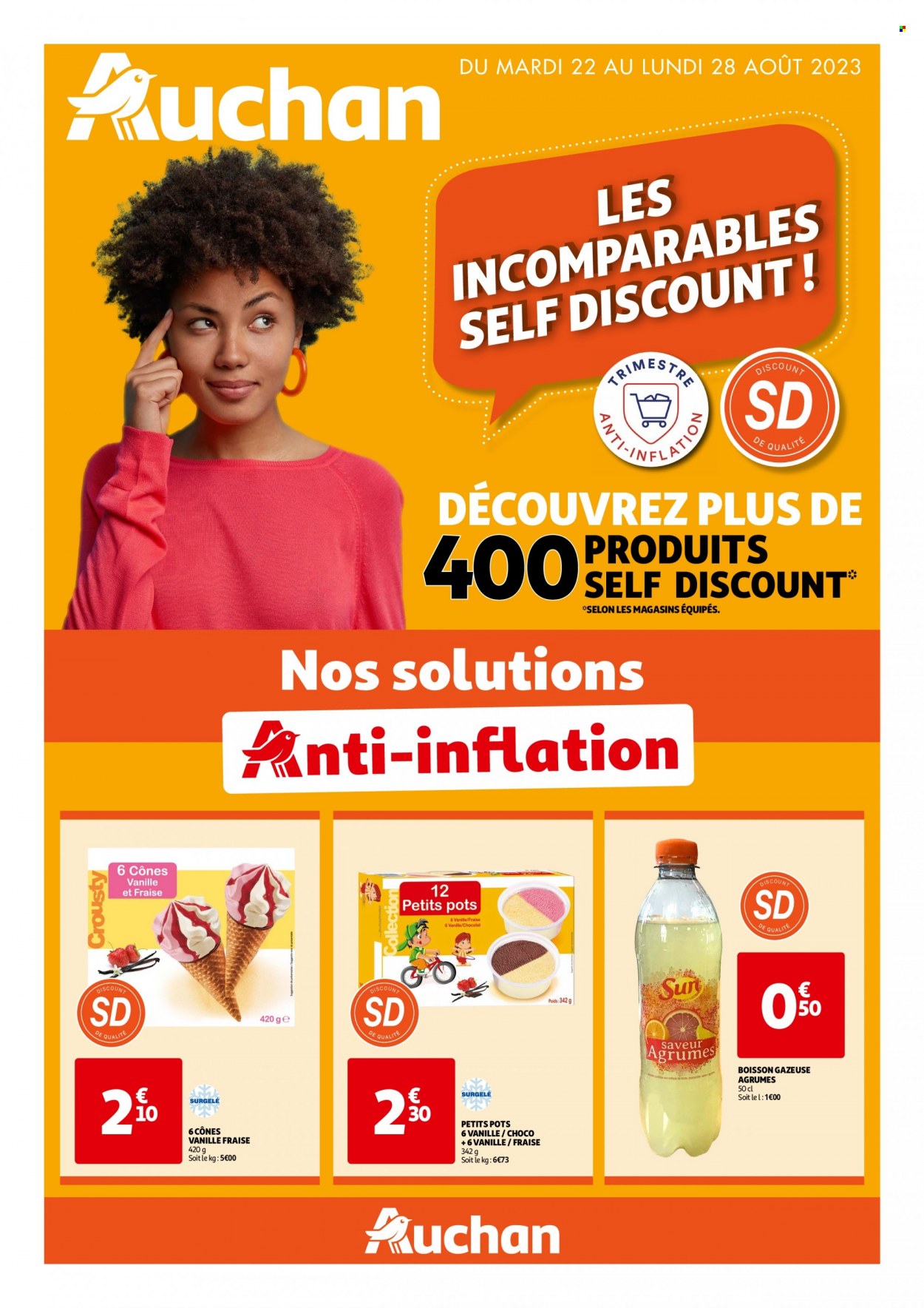 Catalogue Auchan - 22/08/2023 - 28/08/2023. Page 1