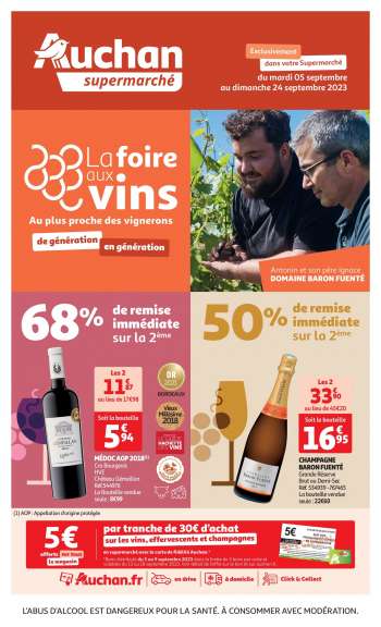 Catalogue Auchan - 05/09/2023 - 24/09/2023.