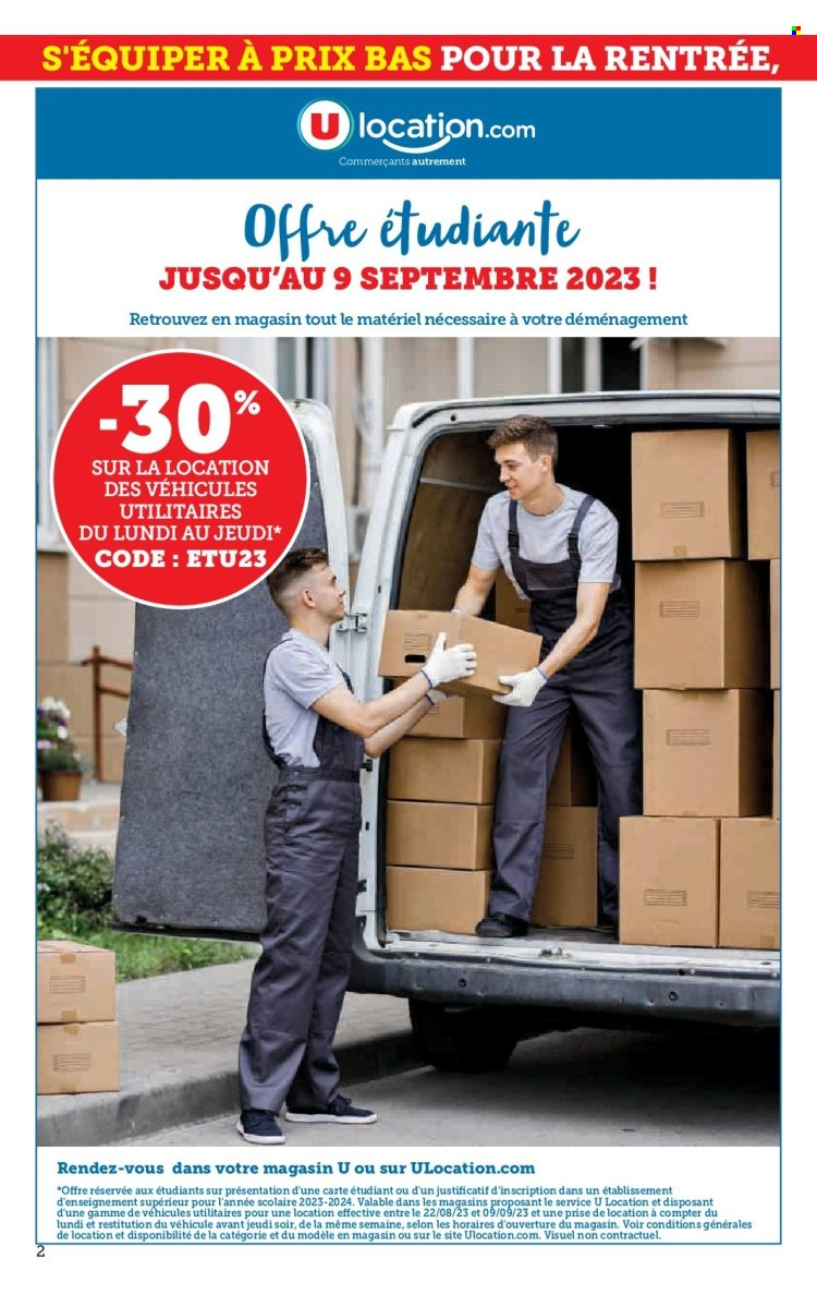 Catalogue SUPER U - 22/08/2023 - 10/09/2023. Page 2