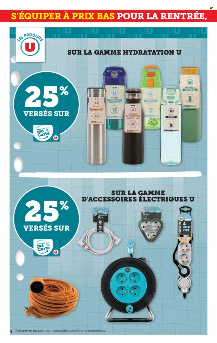Catalogue SUPER U - 22/08/2023 - 10/09/2023. Page 4