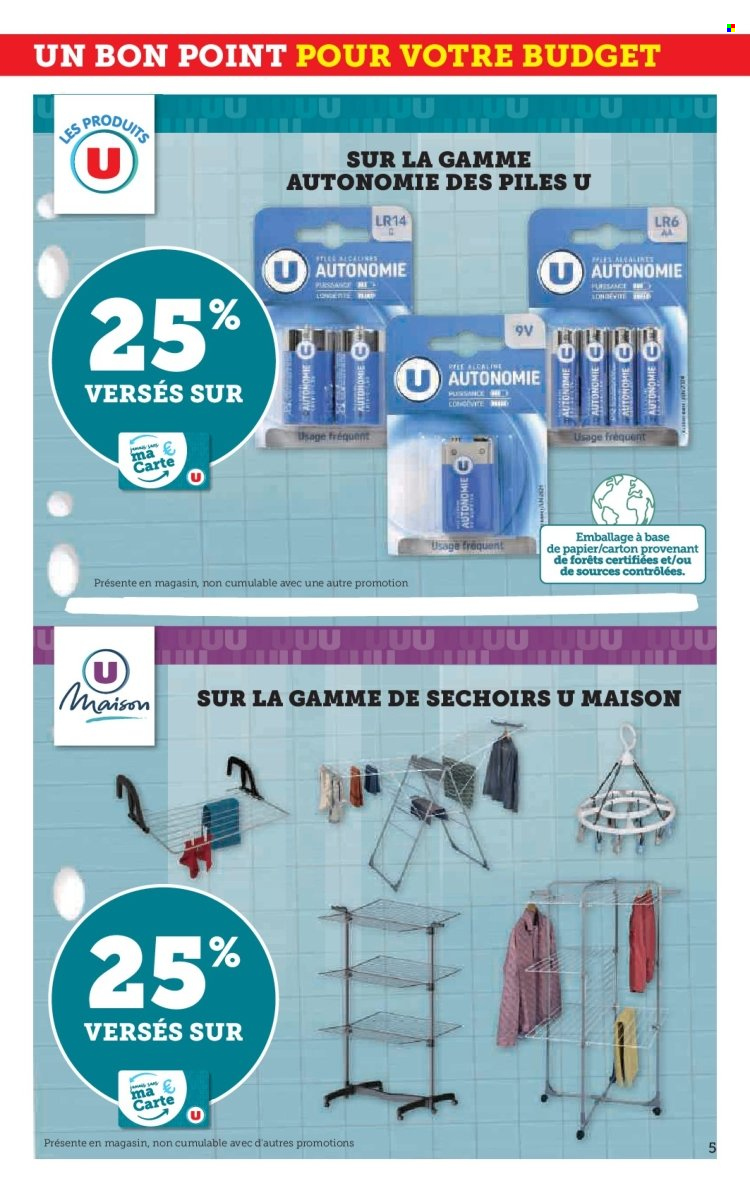 Catalogue SUPER U - 22/08/2023 - 10/09/2023. Page 5