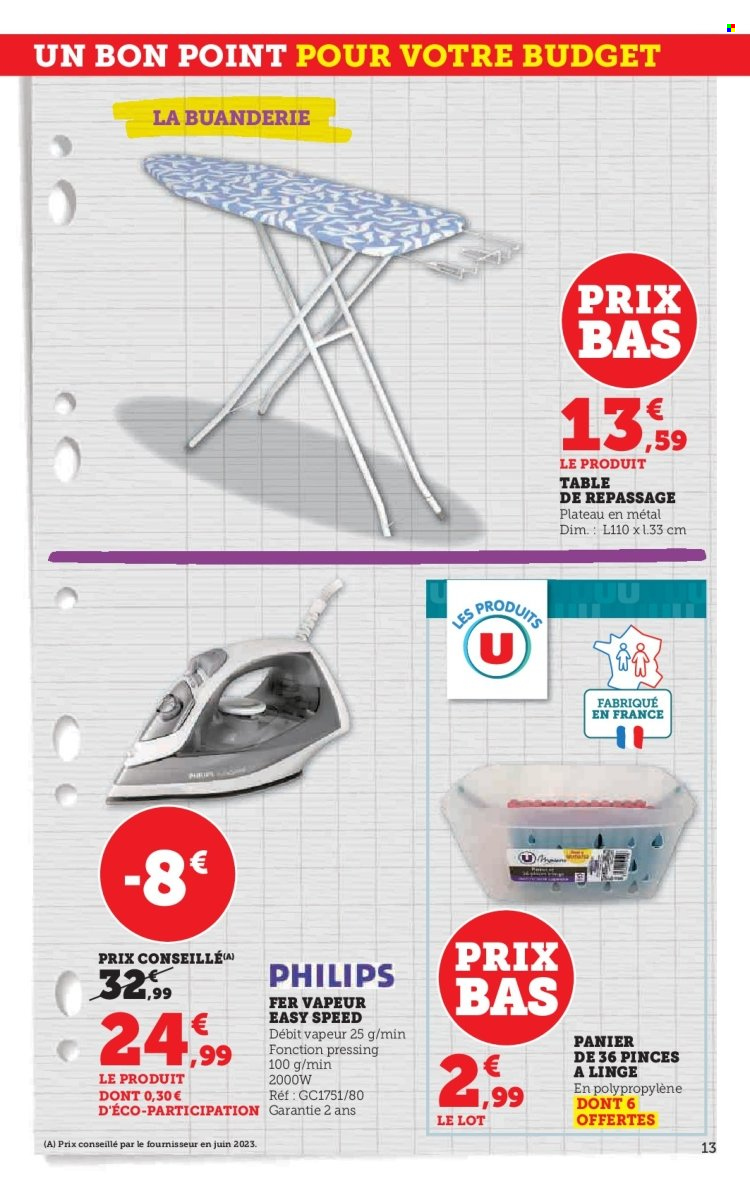 Catalogue SUPER U - 22/08/2023 - 10/09/2023. Page 13