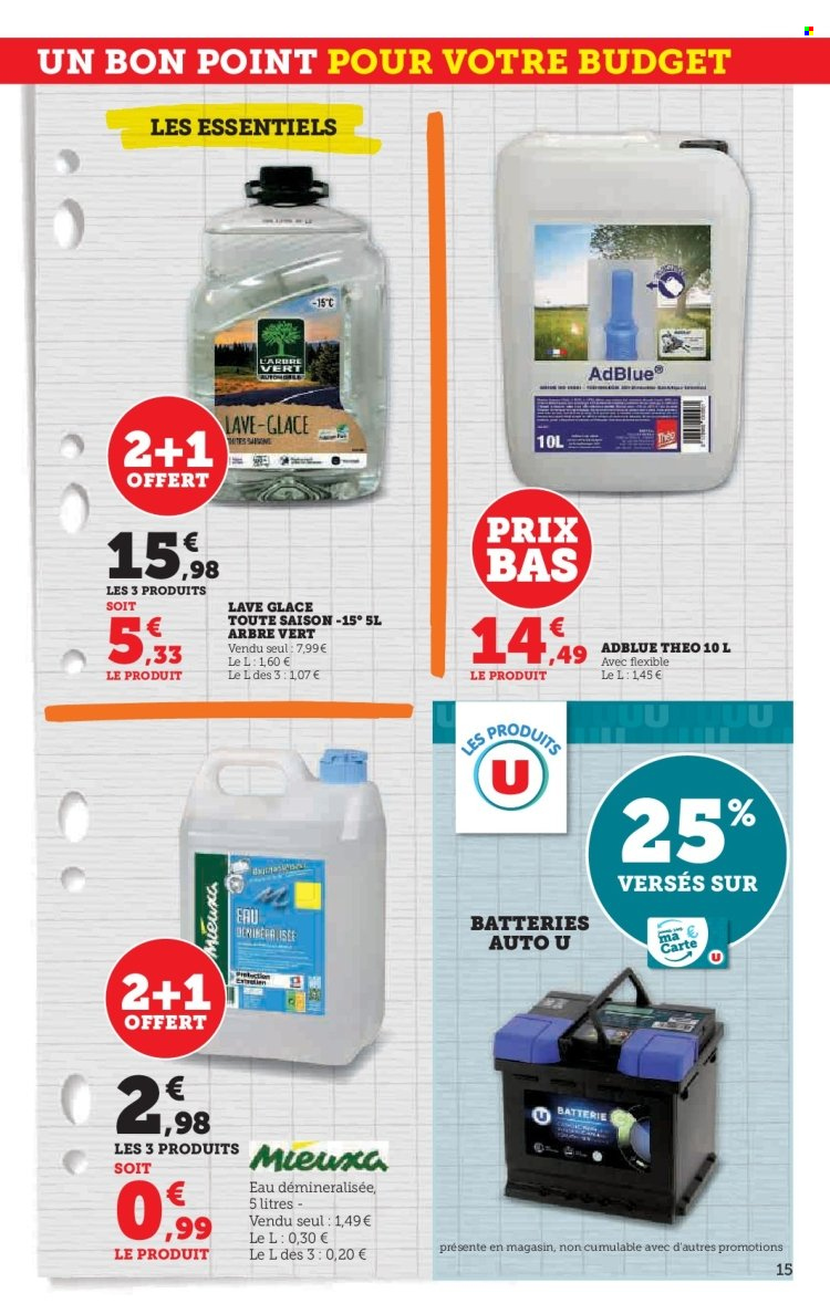 Catalogue SUPER U - 22/08/2023 - 10/09/2023. Page 15