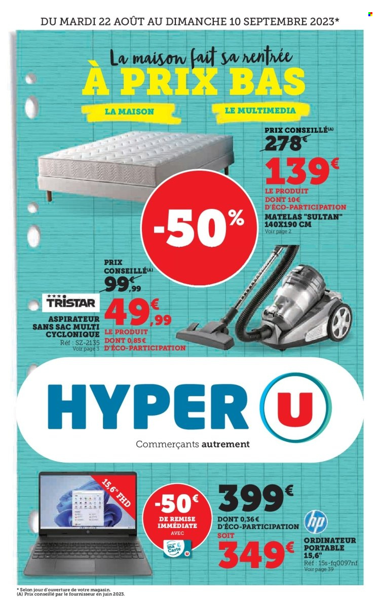 Catalogue HYPER U - 22/08/2023 - 10/09/2023. Page 1