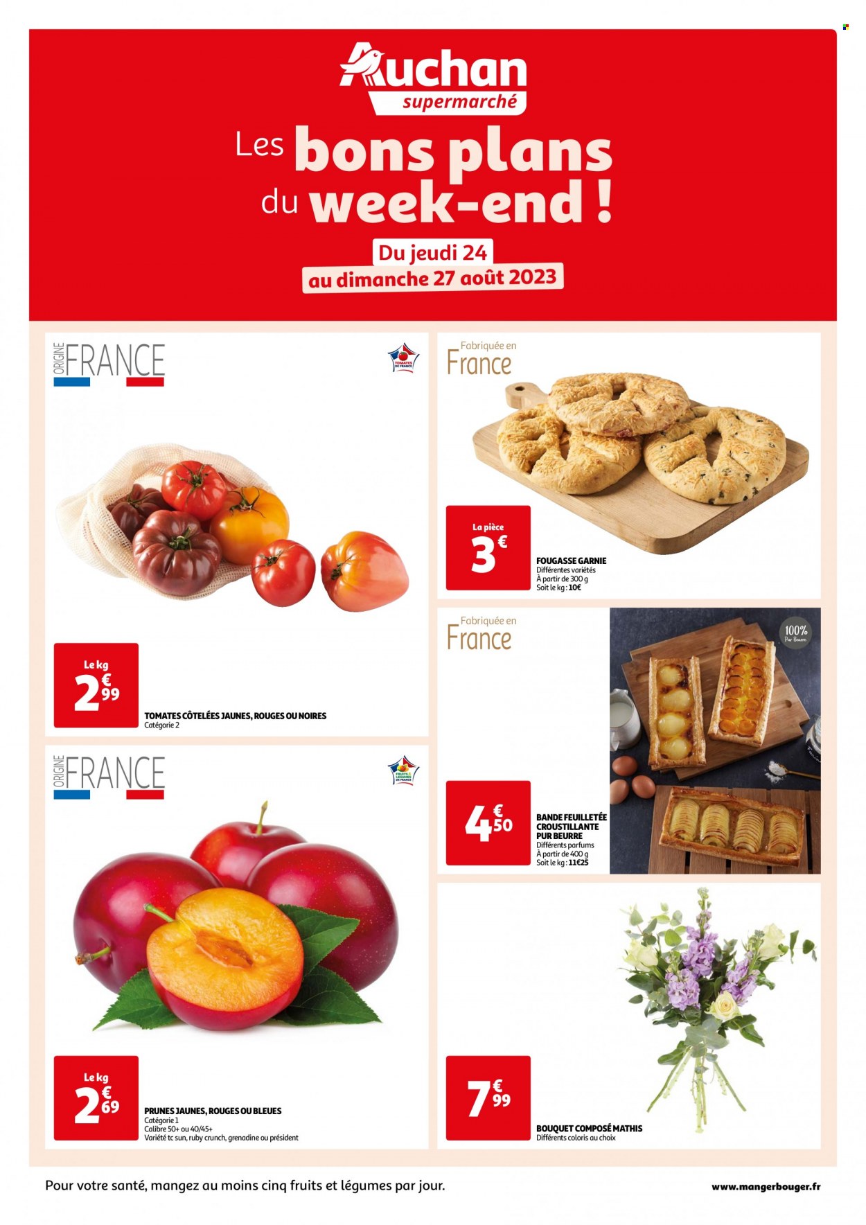 Catalogue Auchan - 24/08/2023 - 27/08/2023. Page 1