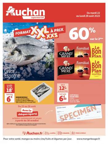 Catalogue Auchan - 22/08/2023 - 28/08/2023.