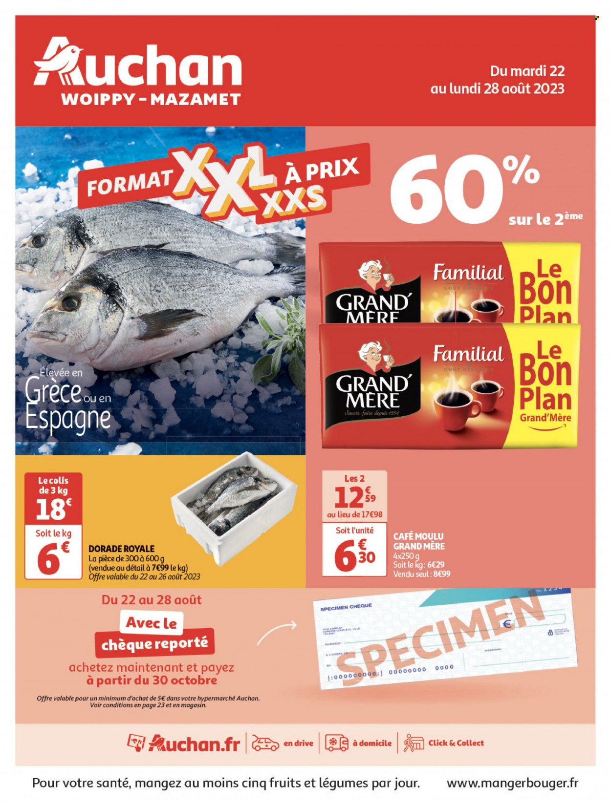 Catalogue Auchan - 22/08/2023 - 28/08/2023. Page 1