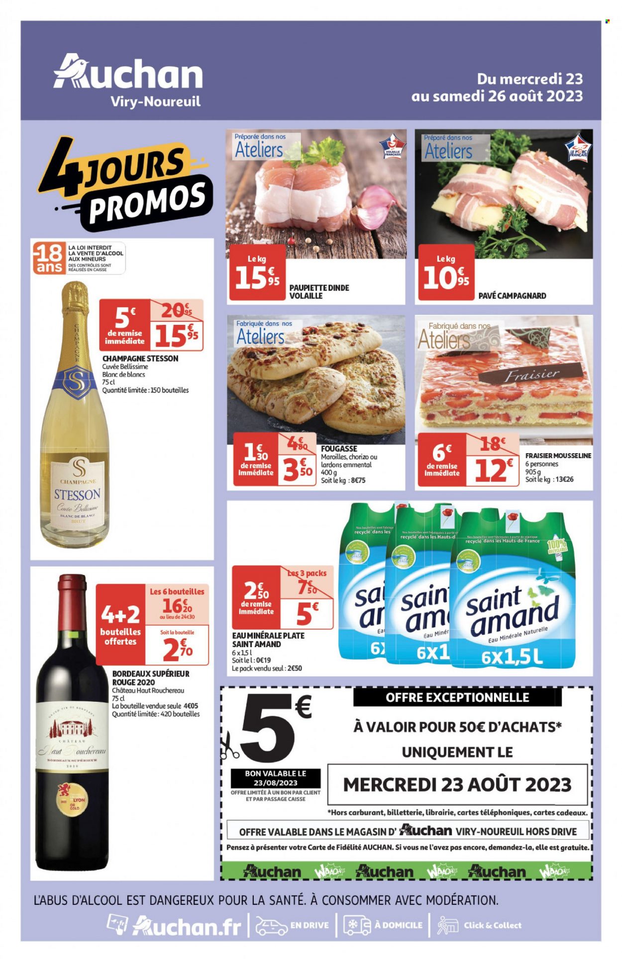 Catalogue Auchan - 23/08/2023 - 26/08/2023. Page 1