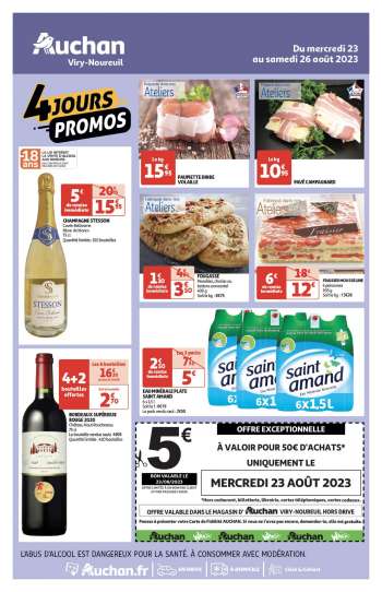Catalogue Auchan - 23/08/2023 - 26/08/2023.