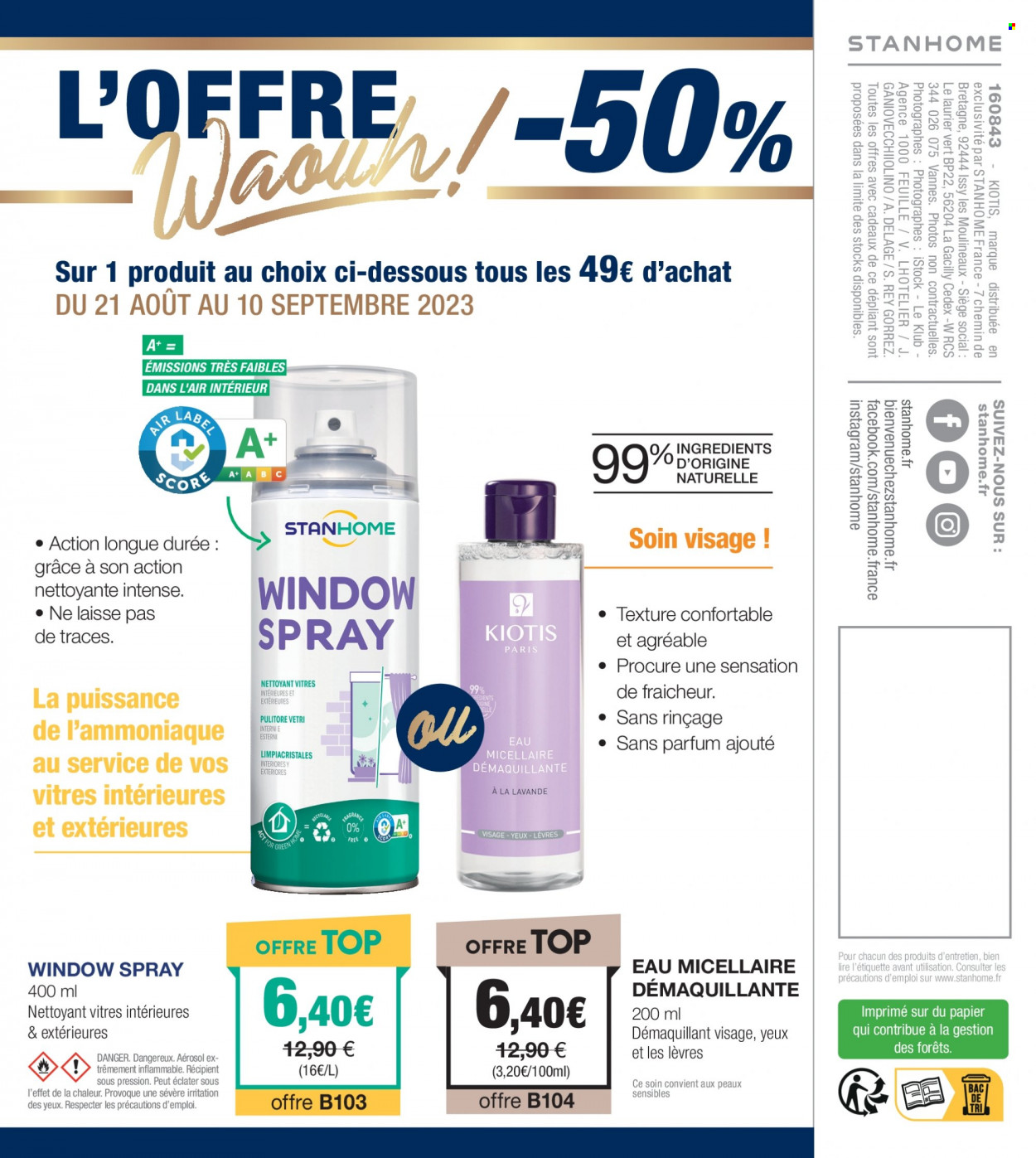 Catalogue Stanhome - 21/08/2023 - 10/09/2023. Page 84