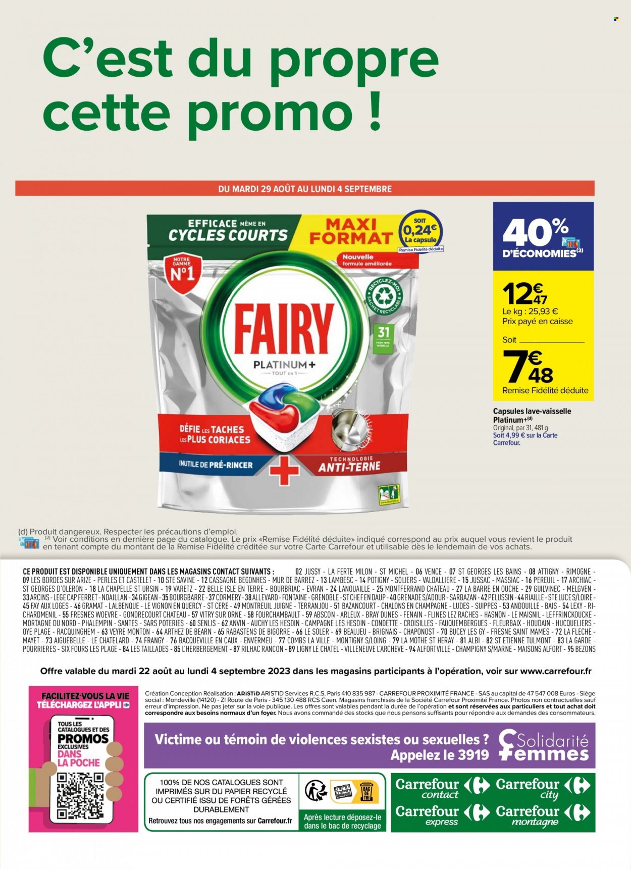 Catalogue Carrefour - 22/08/2023 - 04/09/2023. Page 11