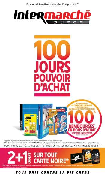 Catalogue Intermarché Super - 29/08/2023 - 10/09/2023.