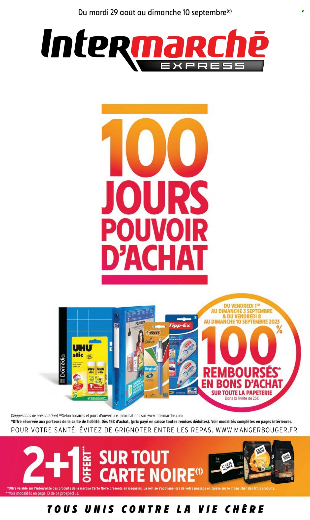 Catalogue Intermarché - 29/08/2023 - 10/09/2023. Page 1