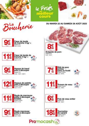 Catalogue Promocash - 22/08/2023 - 26/08/2023.