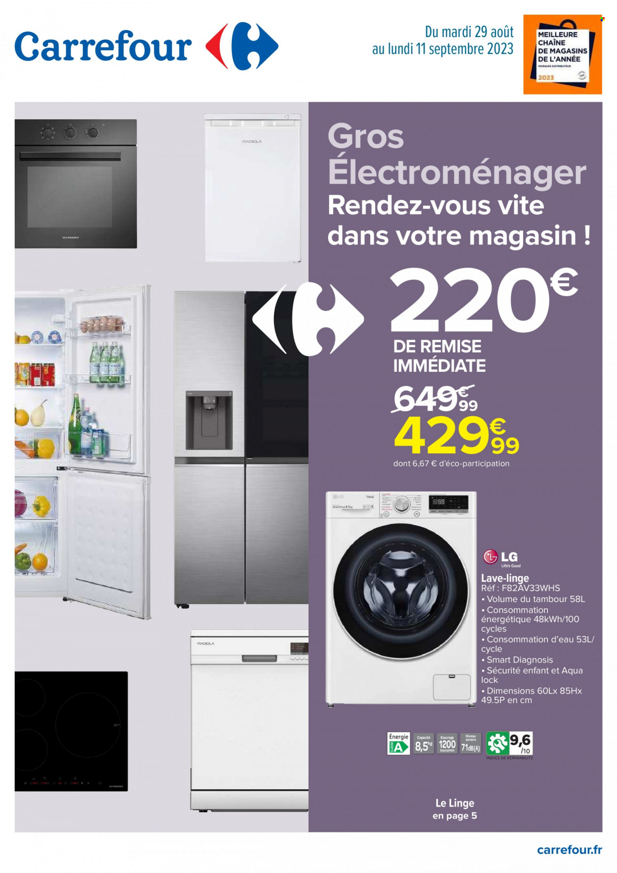 Catalogue Carrefour Hypermarchés - 29/08/2023 - 11/09/2023. Page 1