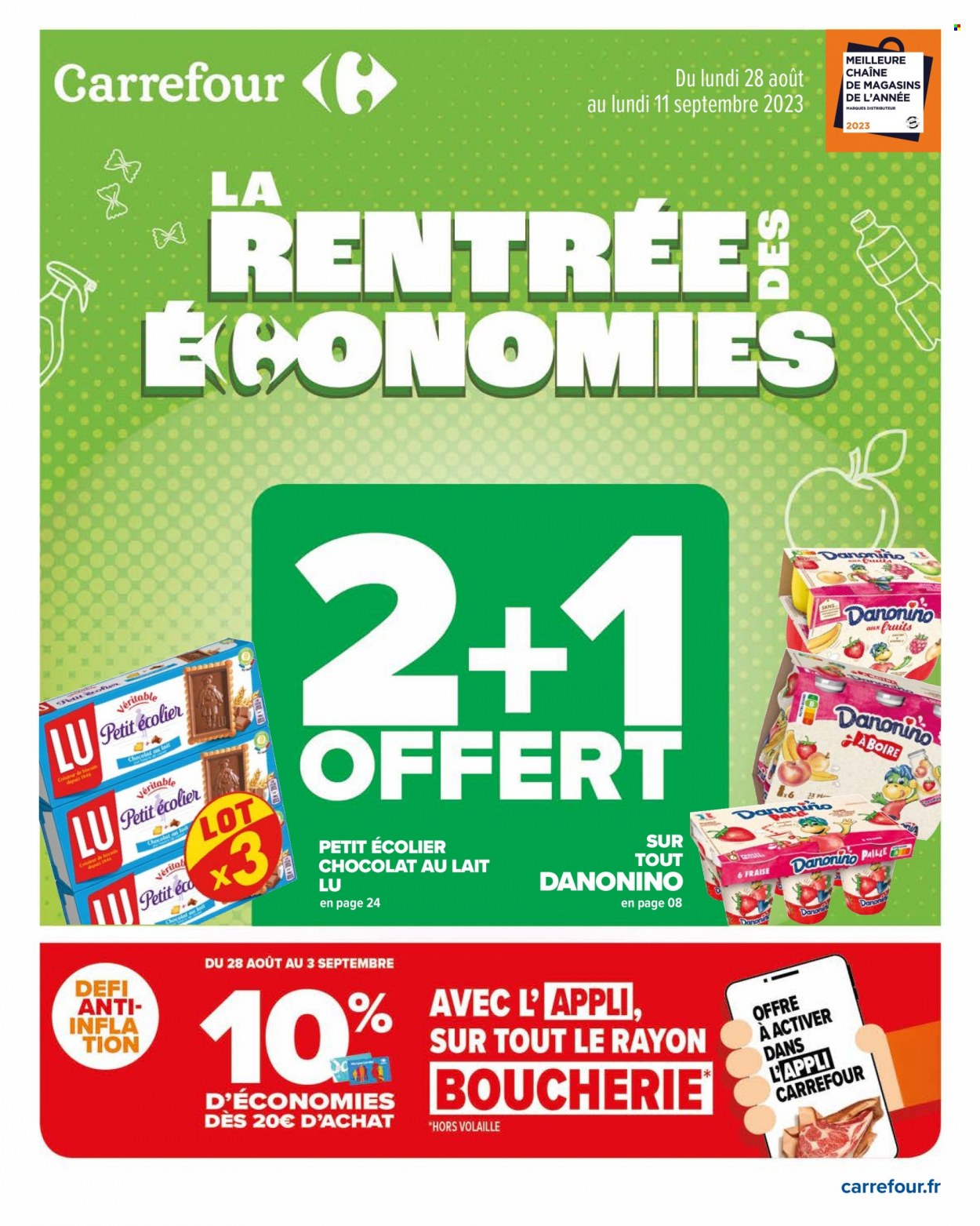 Catalogue Carrefour Hypermarchés - 28/08/2023 - 11/09/2023. Page 1