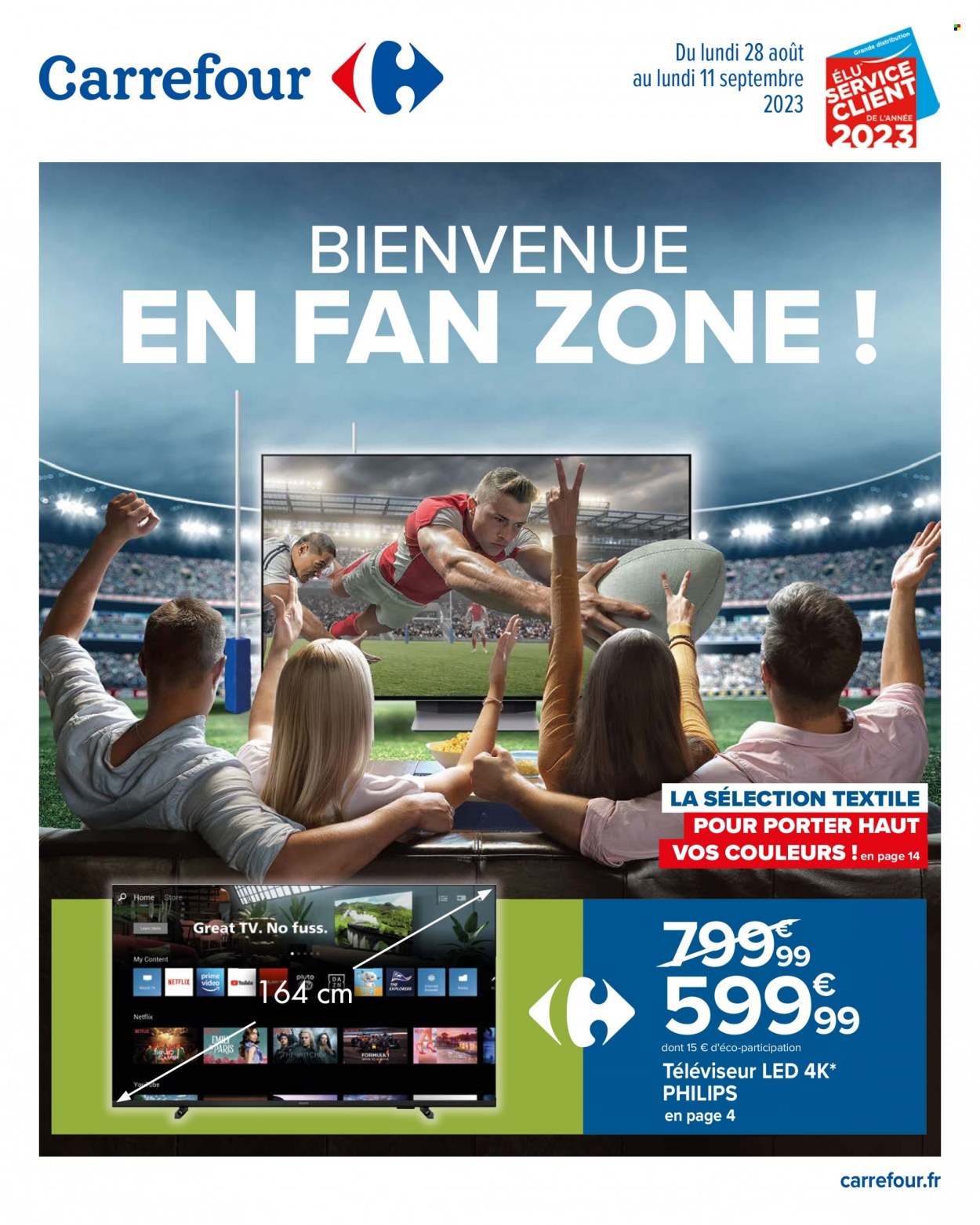 Catalogue Carrefour Hypermarchés - 28/08/2023 - 11/09/2023. Page 1