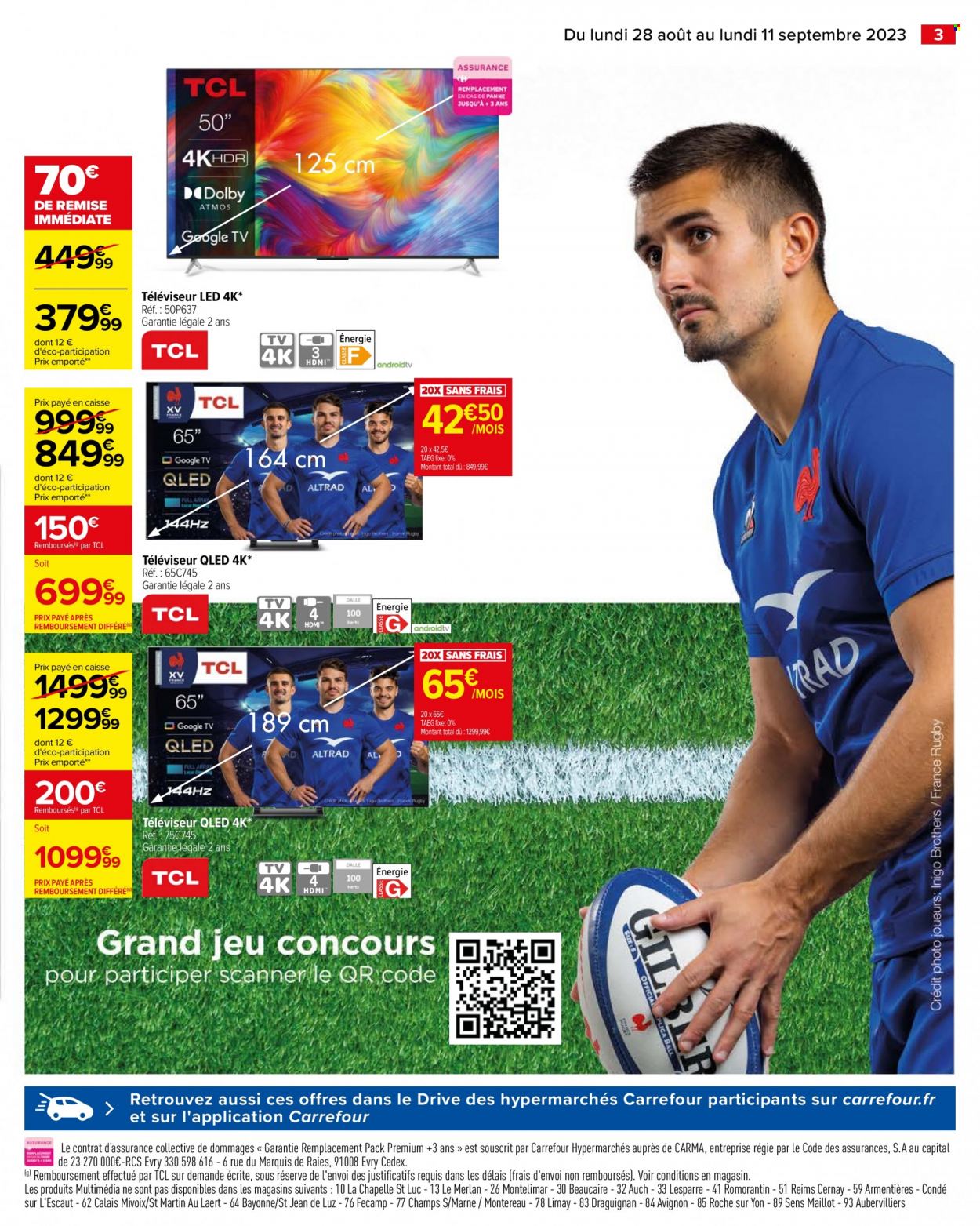 Catalogue Carrefour Hypermarchés - 28/08/2023 - 11/09/2023. Page 3